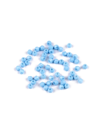 Sklenené korálky brúsené Ø4 mm - 5 g | Mimib