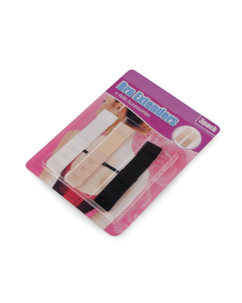 Predĺženie obvodu podprsenky - jednoradové, dvojradové, súprava 3 ks - 1 kar. | Mimib