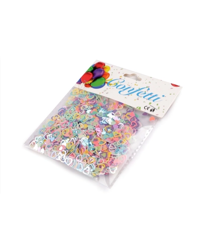 Konfety srdce - na párty, svadbu, oslavu - 1 sáčok | Mimib