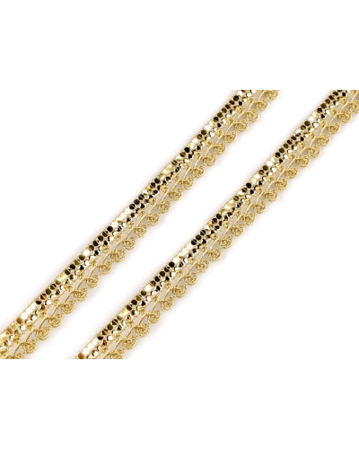 Leonský prámik s flitrami šírka 16 mm - 13.5 m | Mimib