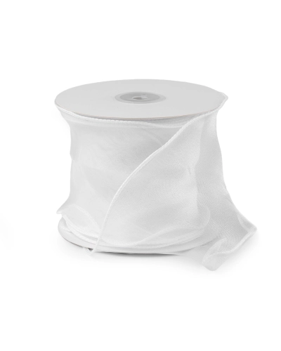 Organzová stuha s perleťovým leskom šírka 10 cm - 9 m | Mimib