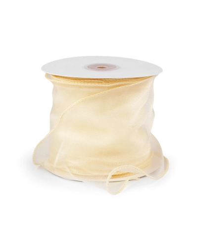 Organzová stuha s perleťovým leskom šírka 10 cm - 9 m | Mimib