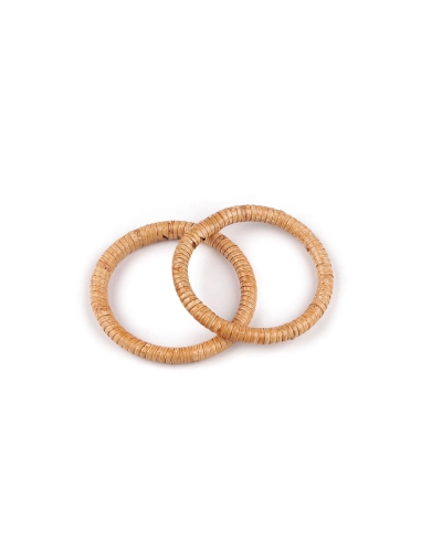 Ratanové uchá / kruhy na výrobu tašiek a košíkov Ø10 cm - 2 ks | Mimib