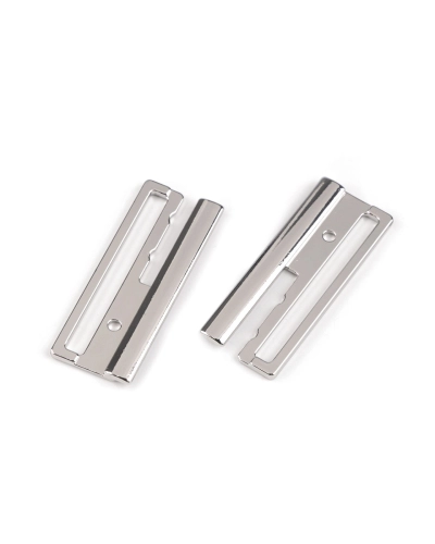 Kovová spona bezpečnostná na kabáty, bundy a kardigany šírka 50 mm - 1 pár | Mimib