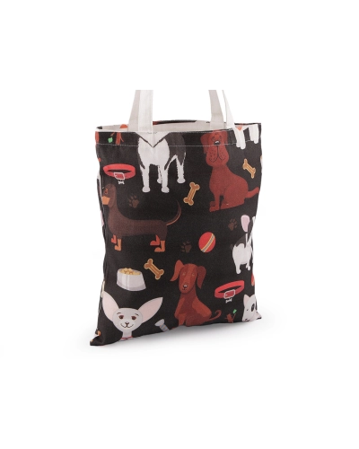 Textilná taška bavlnená pes, mačka 34x39 cm - 1 ks | Mimib