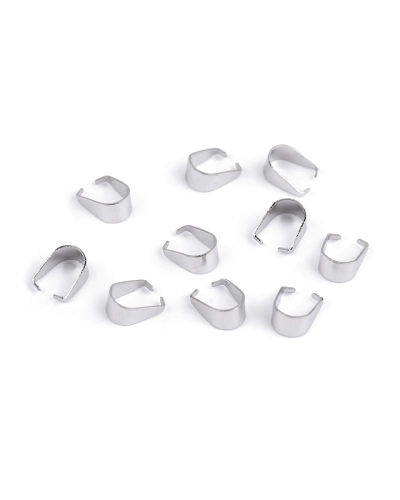 Šlupna z nerezovej ocele na výrobu šperkov - 10 ks | Mimib