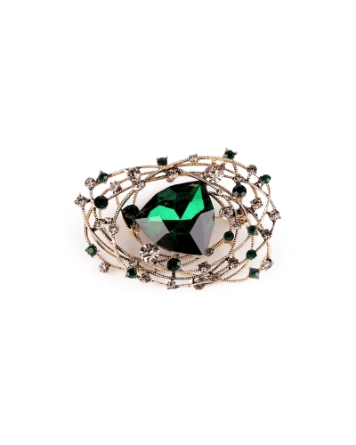 Brošňa s brúsenými kamienkami a kameňom - 1 ks | Mimib