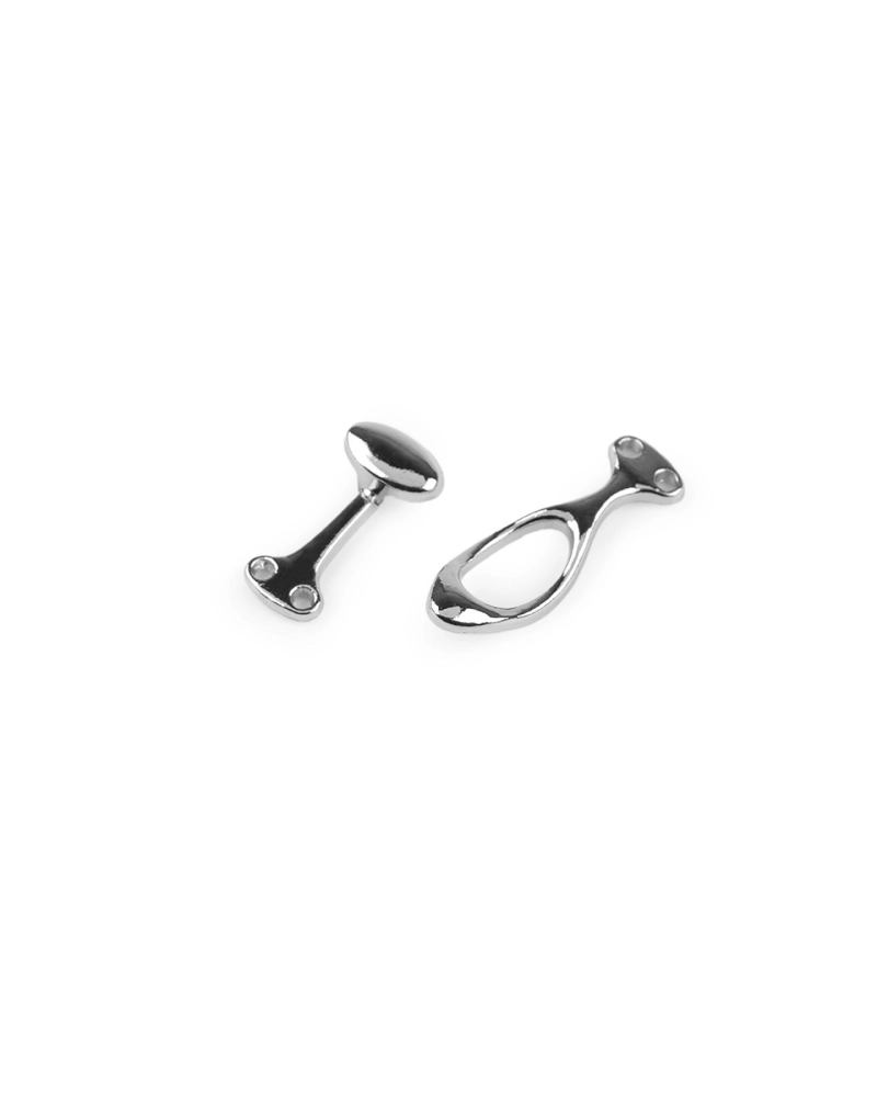 Kovové ozdobné zapínanie 10x36 mm - 1 pár | Mimib