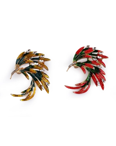 Brošňa s brúsenými kamienkami rajka - 1 ks | Mimib