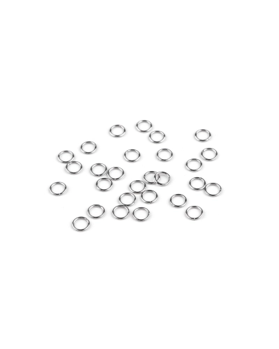Krúžok spojovací uzavretý Ø6, 7, 9, 10 mm z nerezovej ocele - 10 g | Mimib