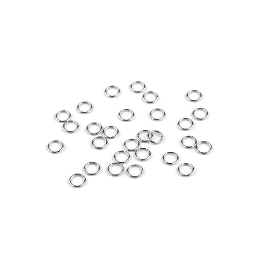 Krúžok spojovací uzavretý Ø6, 7, 9, 10 mm z nerezovej ocele - 10 g | Mimib