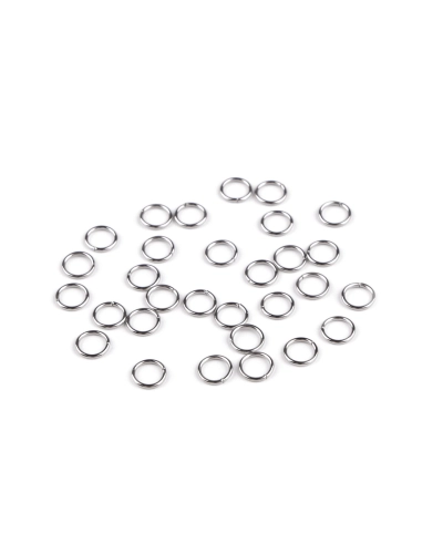 Krúžok spojovací uzavretý Ø6, 7, 9, 10 mm z nerezovej ocele - 10 g | Mimib