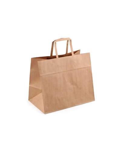 Papierová taška so širokým dnom 32x27 cm - 25 ks | Mimib
