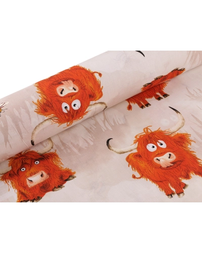 Bavlnená látka / plátno kravičky - 1 m | Mimib