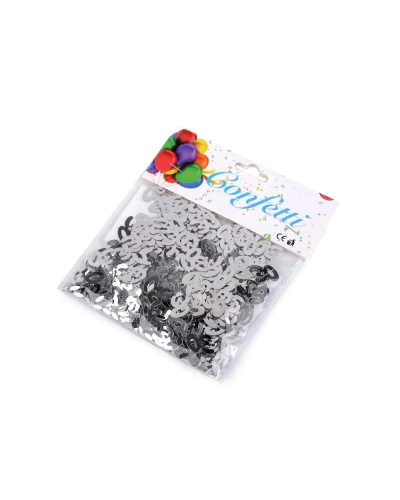 Konfety čísla 30, 40, 50, 60 - na párty, narodeninové oslavy - 1 sáčok | Mimib