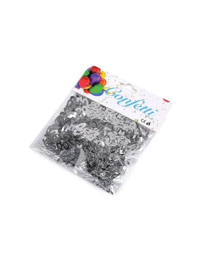 Konfety čísla 30, 40, 50, 60 - na párty, narodeninové oslavy - 1 sáčok | Mimib