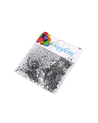 Konfety čísla 30, 40, 50, 60 - na párty, narodeninové oslavy - 1 sáčok | Mimib