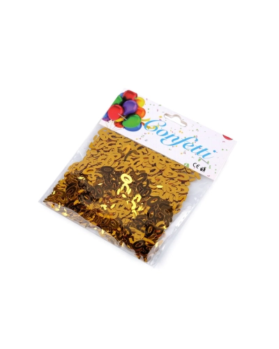 Konfety čísla 30, 40, 50, 60 - na párty, narodeninové oslavy - 1 sáčok | Mimib