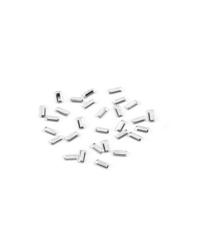 Nažehľovacie kamienky hotfix obdĺžniček rovné brúsenie 3x7 mm - 2 g | Mimib