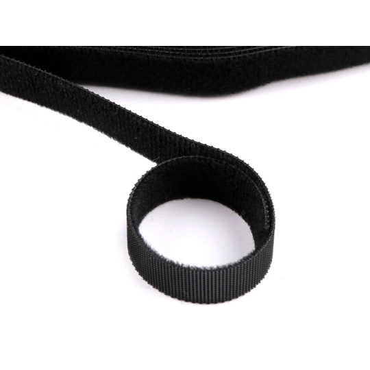 Nízkoprofilový suchý zips šírka 15 mm obojstranný, pre domácnosť a záhradu - 1 m | Mimib