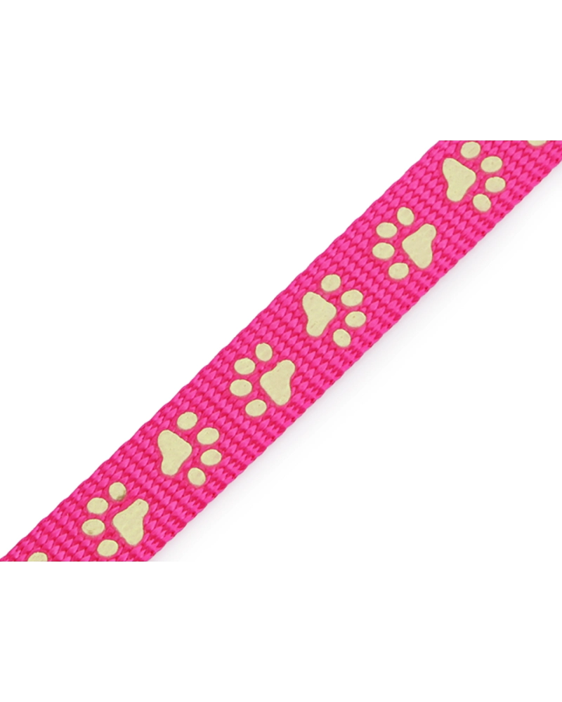 Popruh polypropylénový na vodítko / obojok, svietiaci v tme šírka 15 mm - 1 m | Mimib