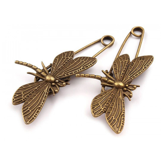 Bross szitakötő  30x70 mm biztosítótűn | Mimib