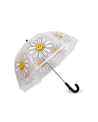 Dievčenský priehľadný dáždnik kvety - 1 ks | Mimib