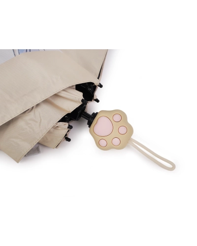 Detský skladací mini dáždnik mačka s rukoväťou labka - 1 ks | Mimib