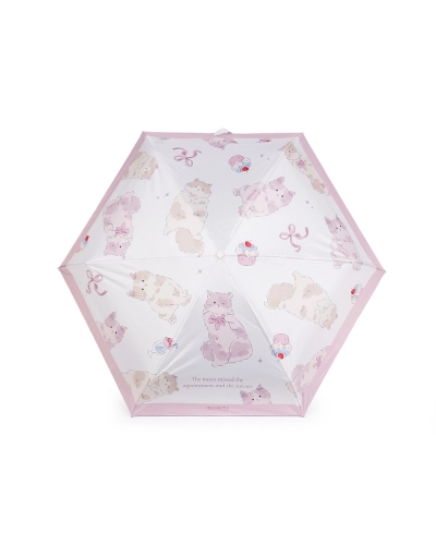 Detský skladací mini dáždnik mačka s rukoväťou labka - 1 ks | Mimib