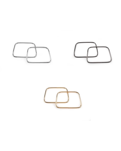 Kovové uchá na tašky 8x11 cm - 2 ks | Mimib