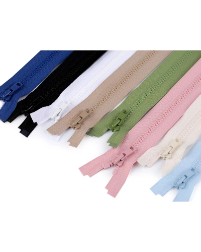 Kostený zips YKK No 3 dĺžka 30 cm - 1 ks | Mimib