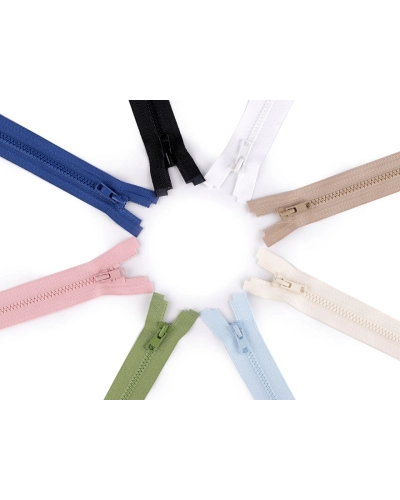 Kostený zips YKK No 3 dĺžka 40 cm - 1 ks | Mimib