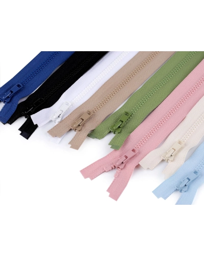 Kostený zips YKK No 3 dĺžka 55 cm - 1 ks | Mimib