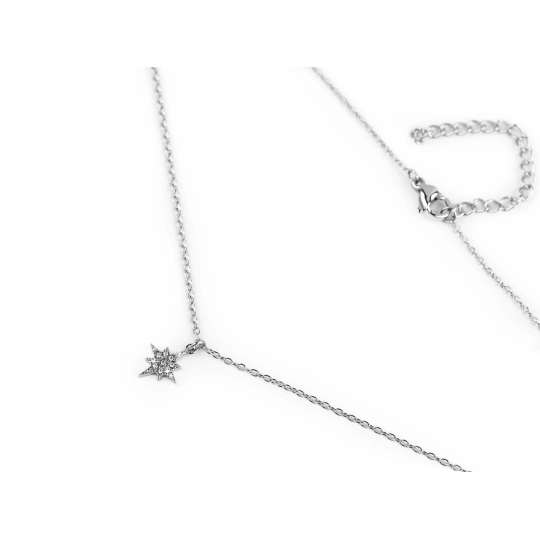 Náhrdelník z nerezovej ocele hviezda - 1 ks | Mimib