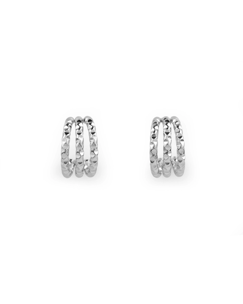 Náušice z nerezovej ocele krúžky - 1 pár | Mimib