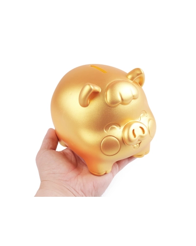 Zlaté prasiatko pre šťastie / pokladnička - 1 ks | Mimib