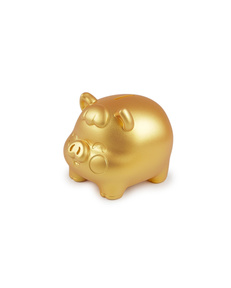 Zlaté prasiatko pre šťastie / pokladnička - 1 ks | Mimib