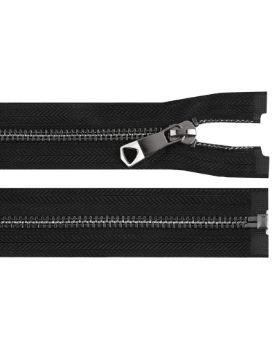 Kovový zips No 5 dĺžka 60 cm s ozdobným jazdcom - 1 ks | Mimib