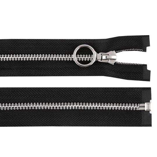 Kovový zips No 5 dĺžka 70 cm s ozdobným jazdcom - 1 ks | Mimib