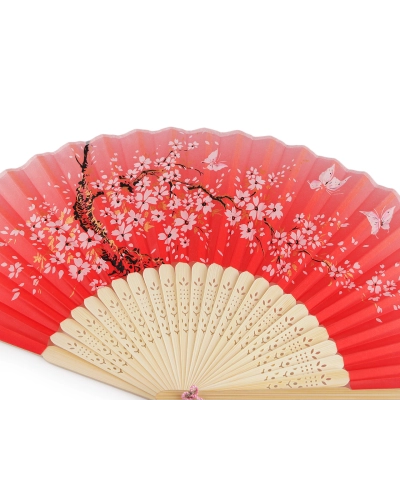 Vejár textilný s metalickými detailami - 1 ks | Mimib