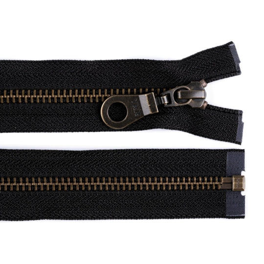 Staromosadzný zips YKK No 5 dĺžka 75 cm bundový - 1 ks | Mimib