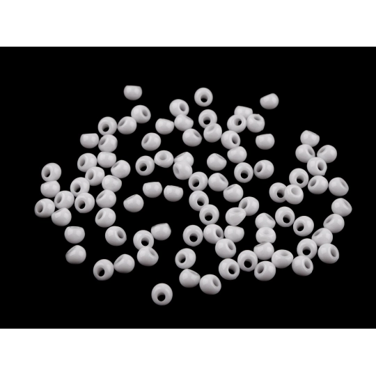 Plastové koráliky kvapky 4,7x5,3 mm - 10 g | Mimib