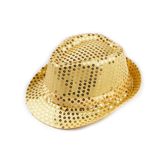 Karnevalový klobúk s flitrami - 1 ks | Mimib