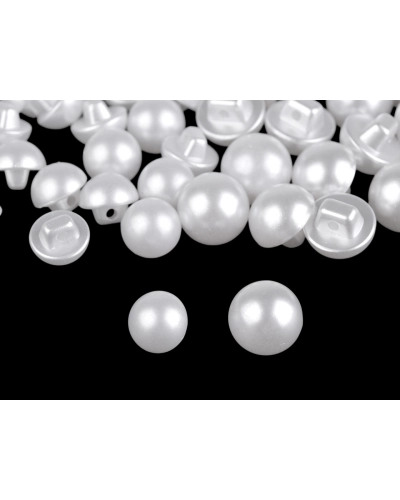 Gombík perla veľkosť 16", 18" - 10 ks | Mimib