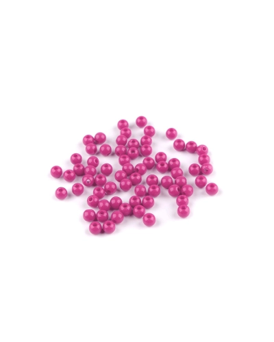 Plastové korálky Ø6 mm - 10 g | Mimib