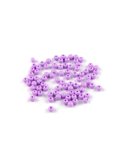Plastové korálky Ø6 mm - 10 g | Mimib