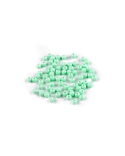 Plastové korálky Ø6 mm - 10 g | Mimib