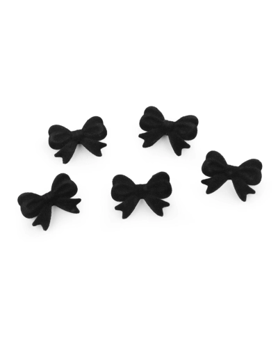 Komponent / korálka na výrobu príveskov 3D mašľa zamatová 22x28 mm - 5 ks | Mimib