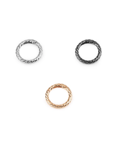 Karabína guľatá ozdobná Ø25 mm - 1 ks | Mimib