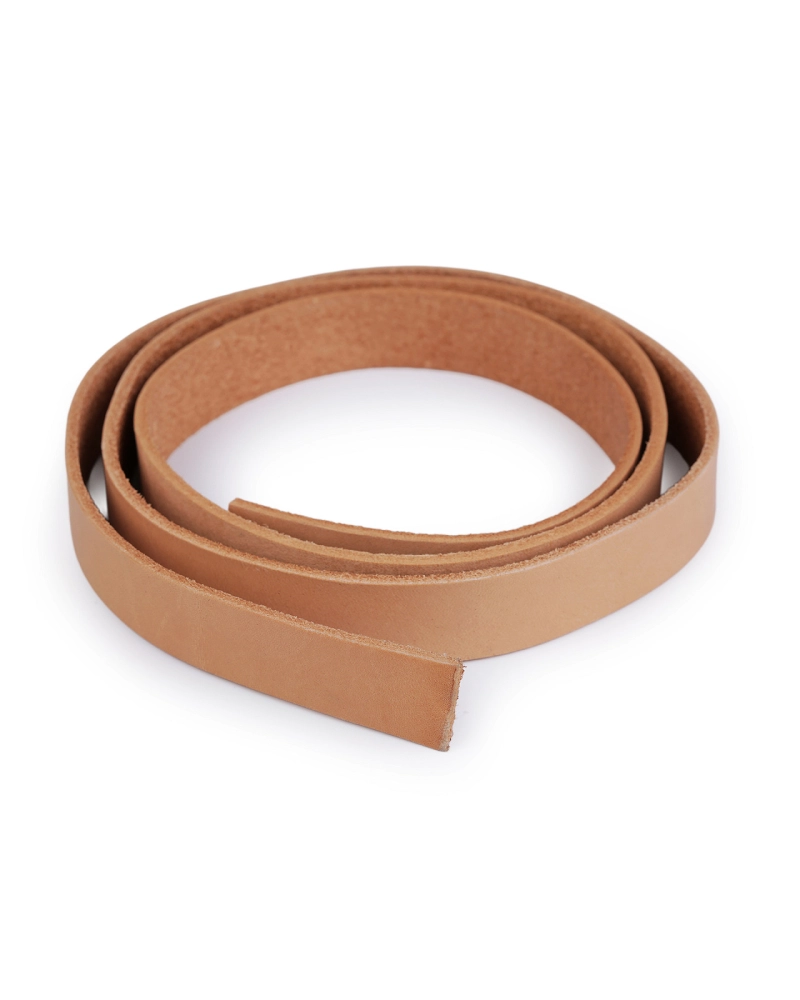 Kožený popruh / ucho na tašky - polotovar šírka 20 mm - 1 ks | Mimib